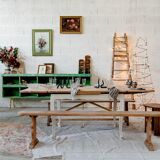 Workshop furniture – with green lockers