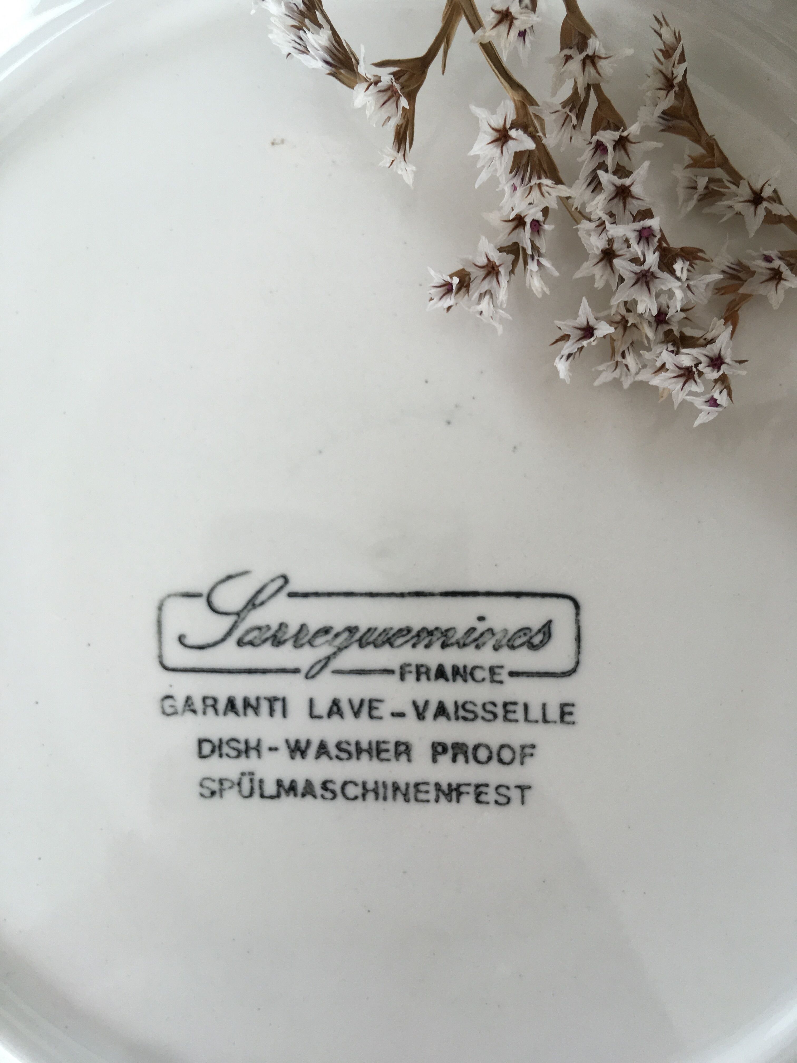 Dessert plates Sarreguemines