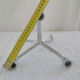 Chrome and blue seventies candlestick