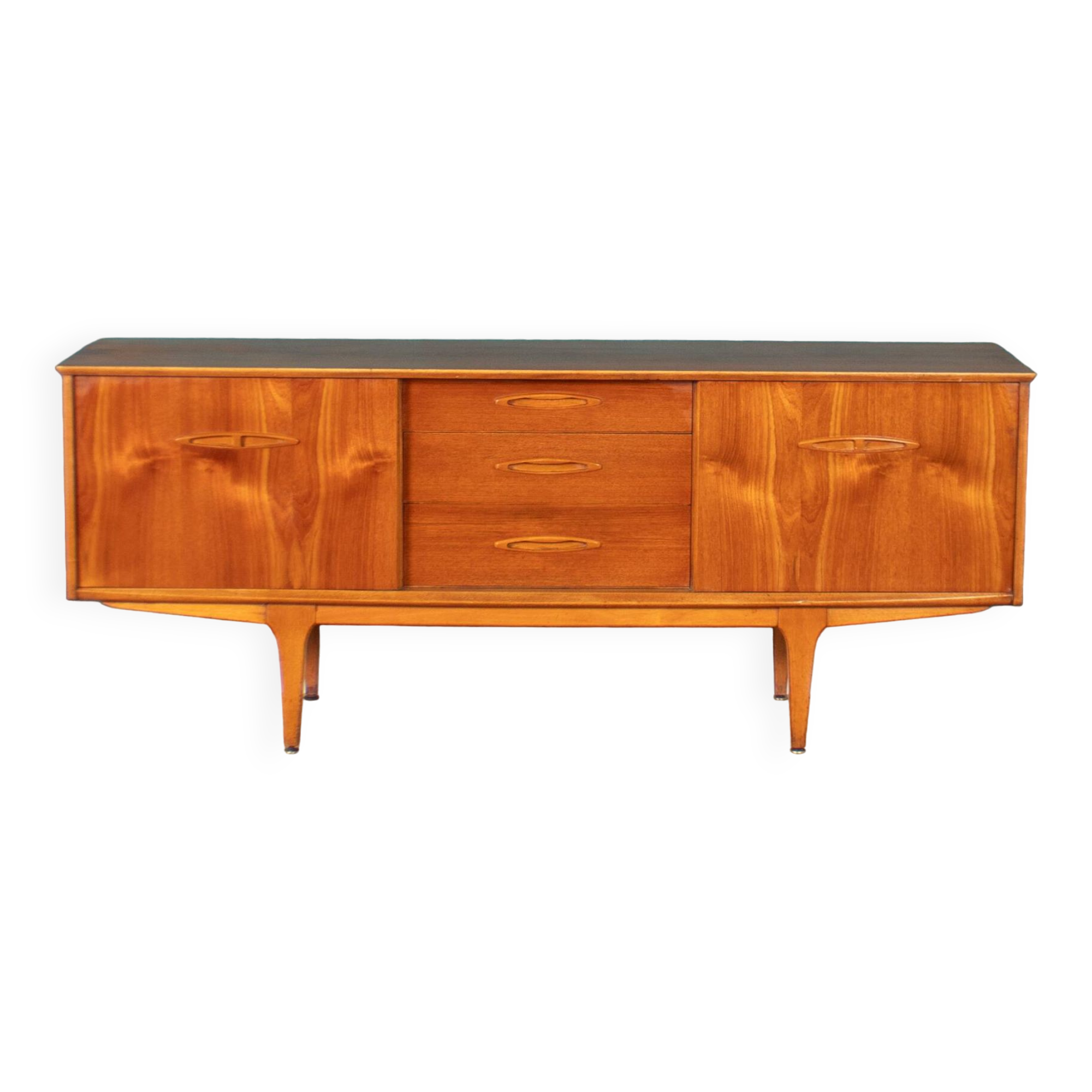 Long 1960s Teak Jentiuqe Mid Century Sideboard