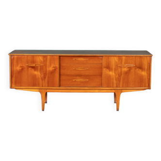 Long buffet vintage Jentiuqe en teck des années 1960