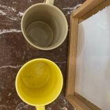 Set of Staffordshire mugs