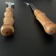 Bamboo handle cheese serving cutlery