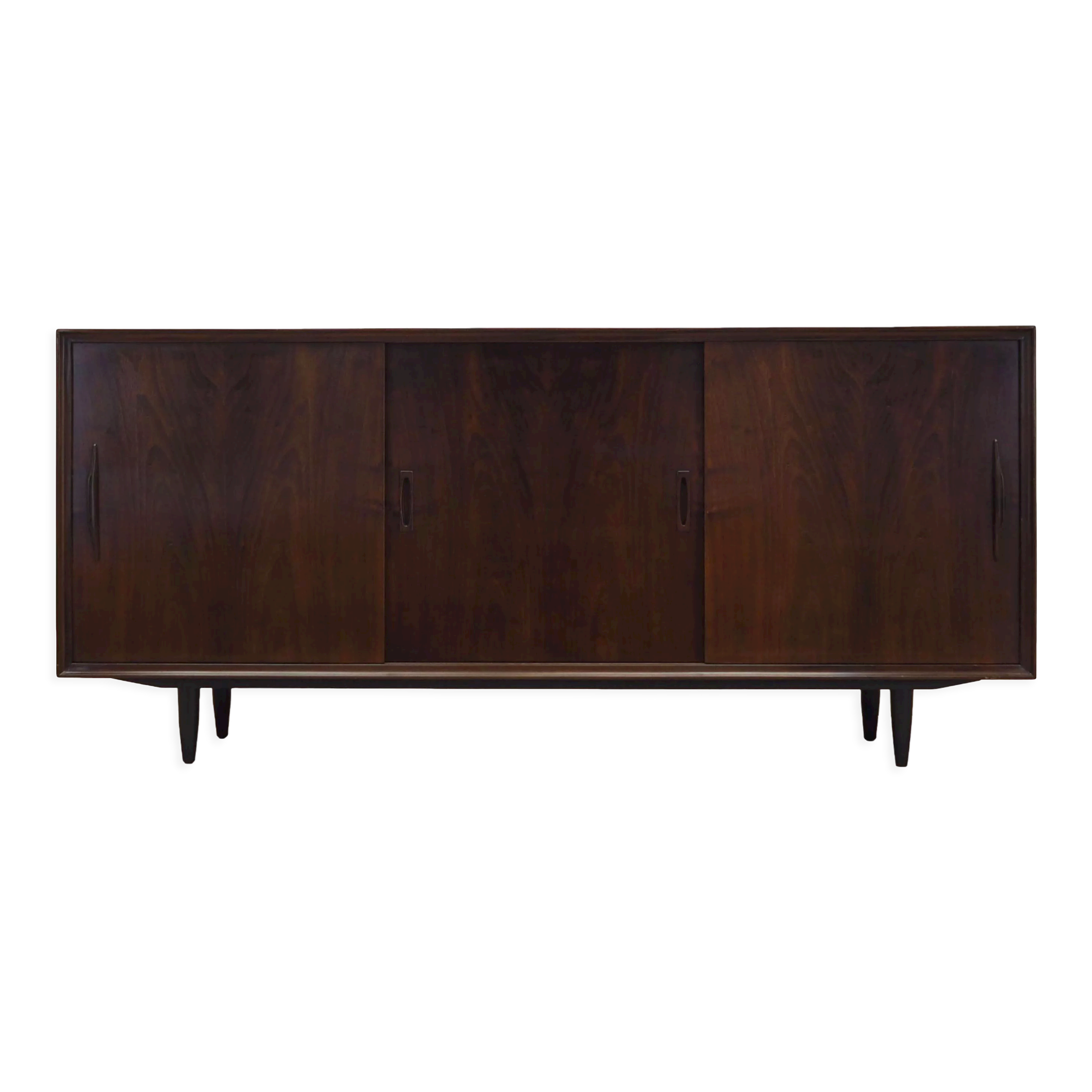 Walnut sideboard, Danish design, 1970s, production: Denmark