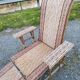Chaise longue bain de soleil rotin fauteuil