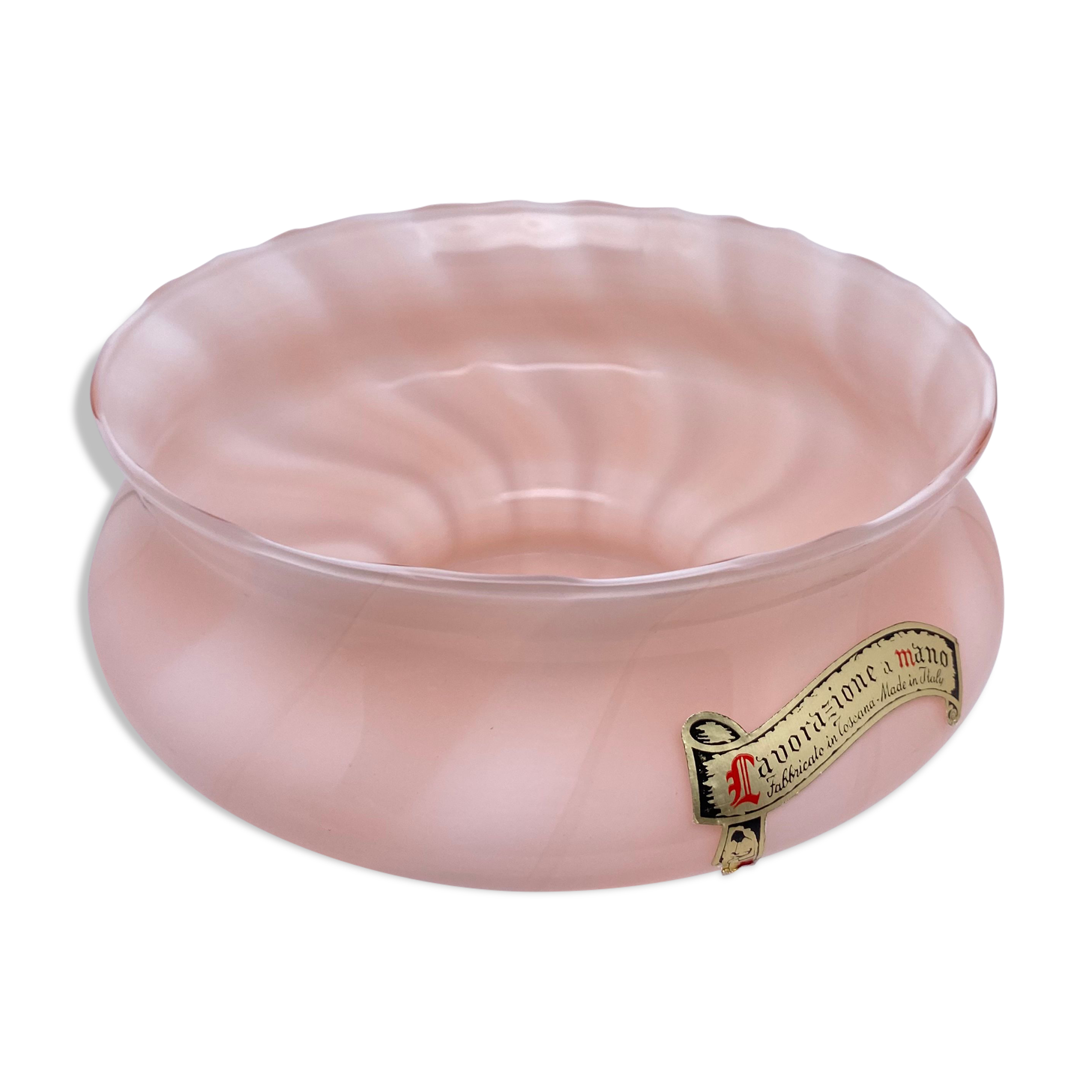 Vintage Tuscany glass cut