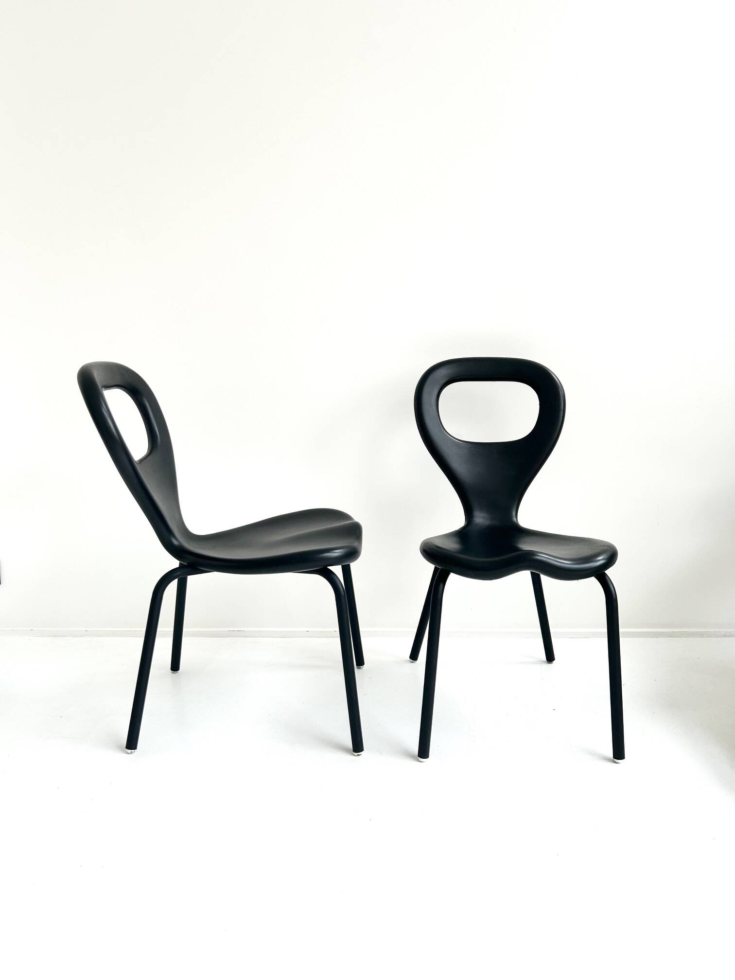 Pair of "TV chairs" by Marc Newson for Moroso 1993