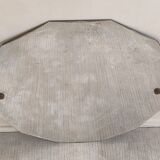 Élégant miroir ancien biseauté à 12 pans – style Art Déco vintage