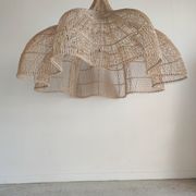 Huge rattan suspension in the shape of a corolla H:1m; D: 1m50