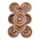 niderviller stoneware soup plates