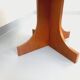Vintage English round teak coffee table from the 1960s