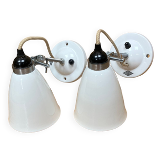 2 original btc hector wall lamps