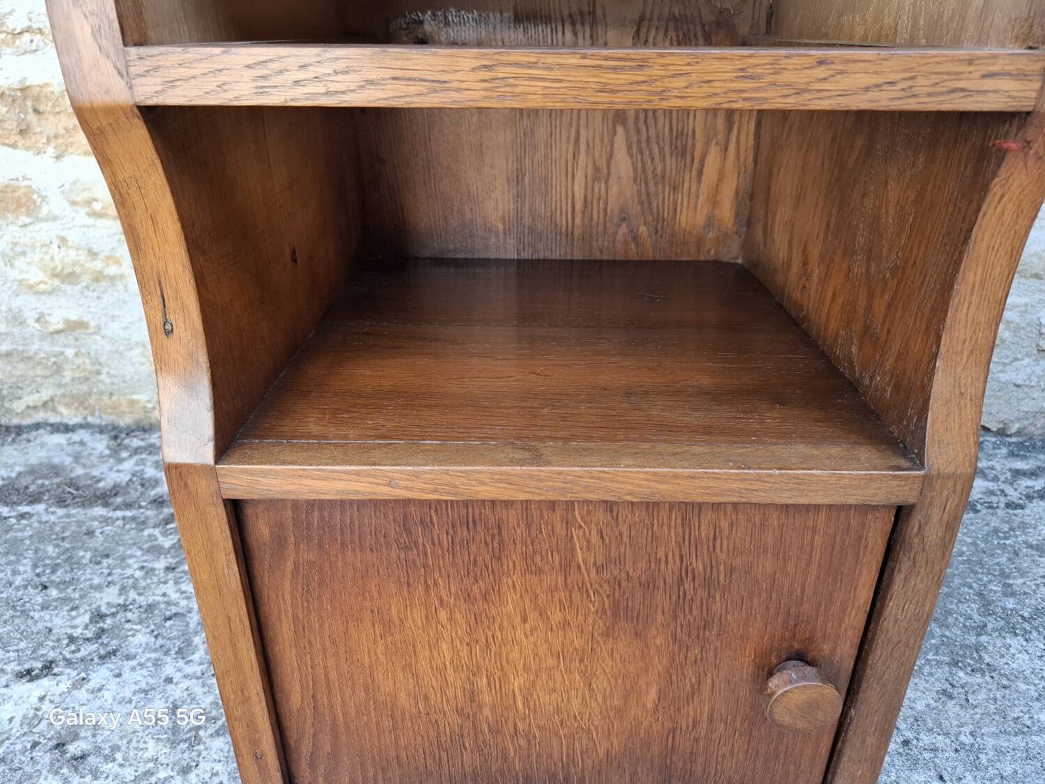 Oak bedside table