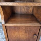 Oak bedside table