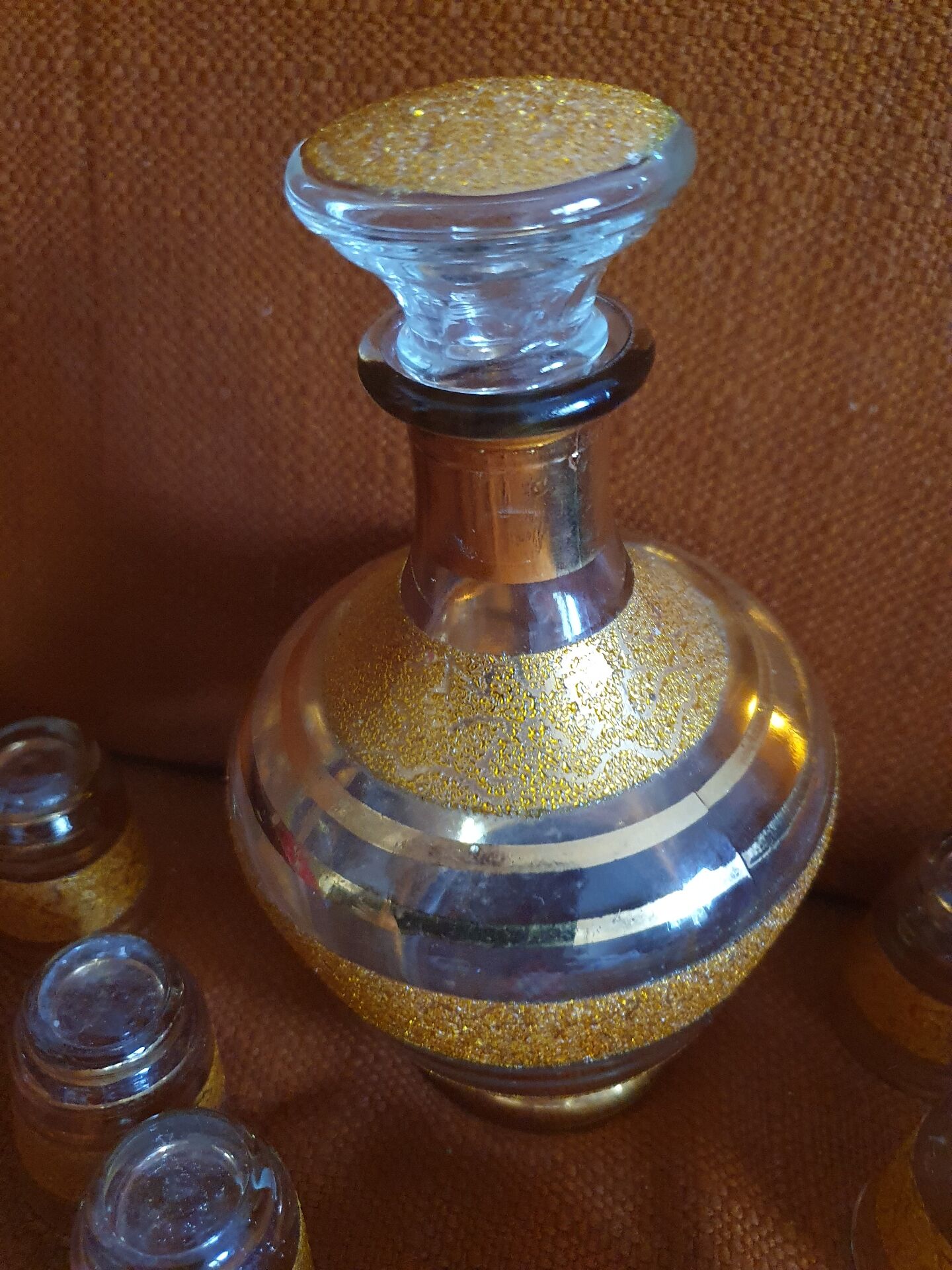 Service à liqueur vintage verrerie de Monaco