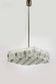 Vintage Sculptural Glass Pendant Lamp by Kamenický Šenov, 1970s