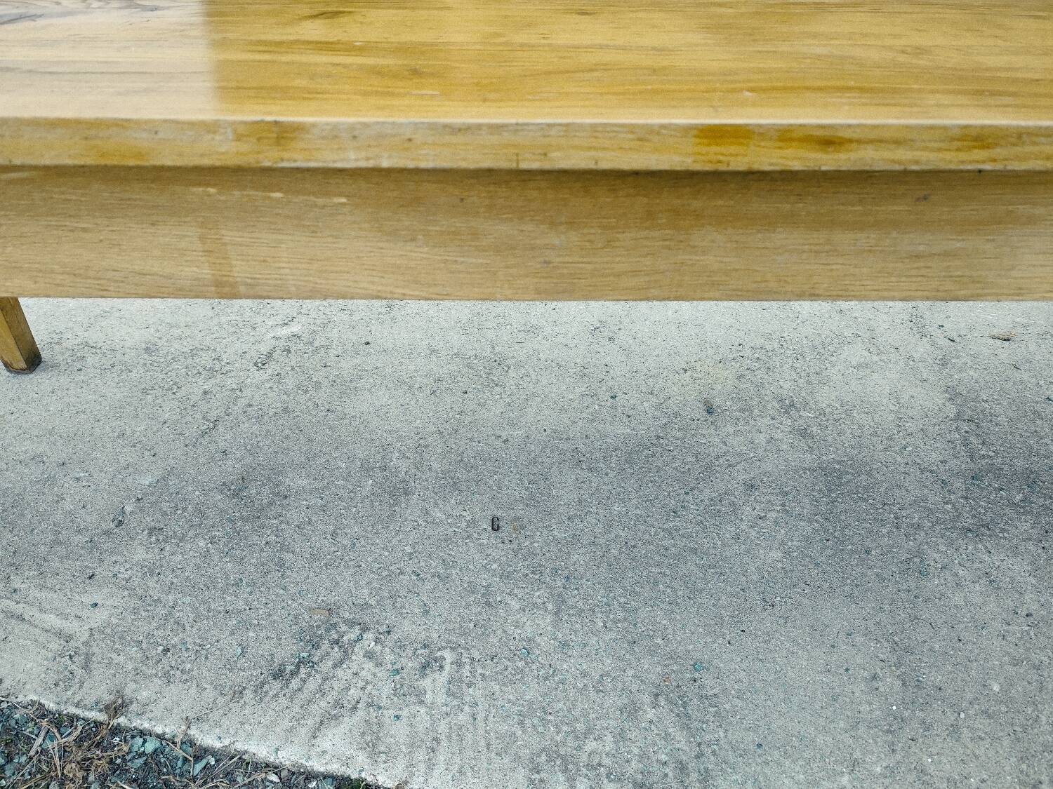 XXL farmhouse table with spindle legs 320 cm in solid oak