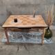Checkerboard table with extension
