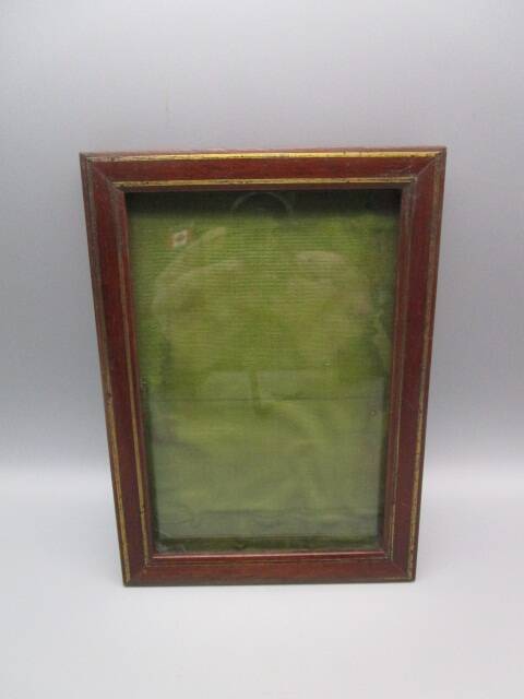Small old frame in inlaid wood