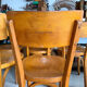 Suite de 5 chaises bistrot Baumann vintage