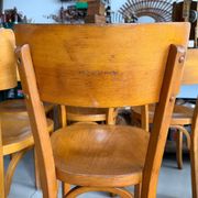 Suite de 5 chaises bistrot Baumann vintage