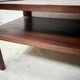 Table basse Art Déco en acajou et placage XX siècle