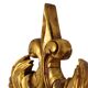 Classic Gold-Leaf Gilded Baroque Acanthus Mirror 45cm