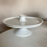 Plate mounted automatically mid-19th dish stand on white earthenware