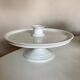 Plate mounted automatically mid-19th dish stand on white earthenware