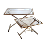 Vintage plexiglass side tables 1970