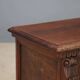 Walnut chest with baroque carvings