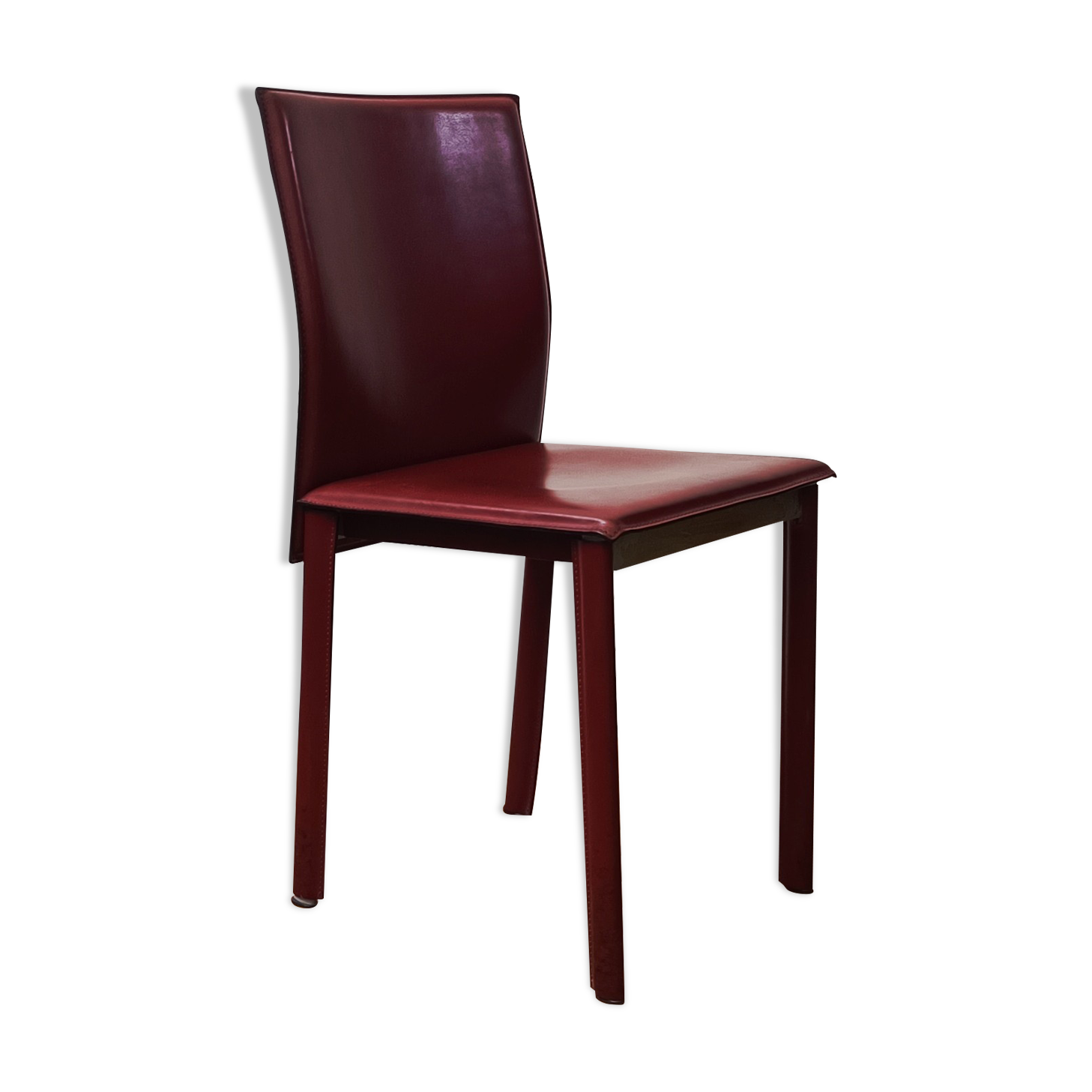 Vintage leather dining chair