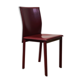 Chaise à manger vintage cuir