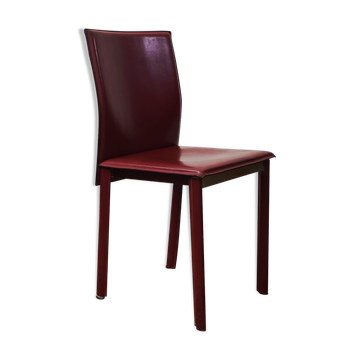 Vintage leather dining chair