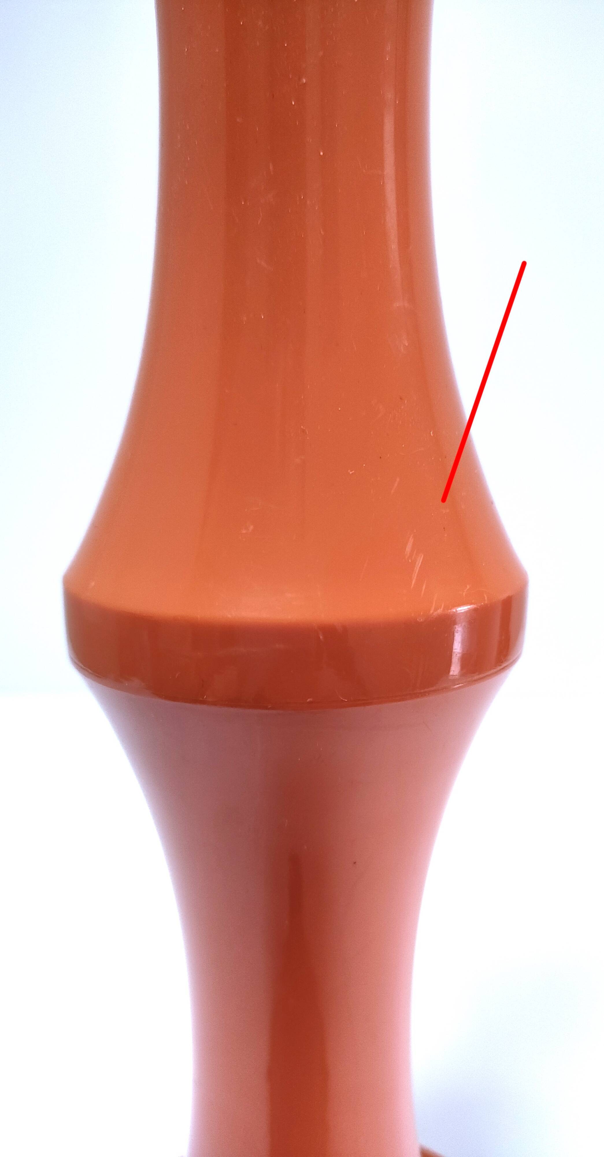 Luigi Massoni pepper mill for Guzzini orange