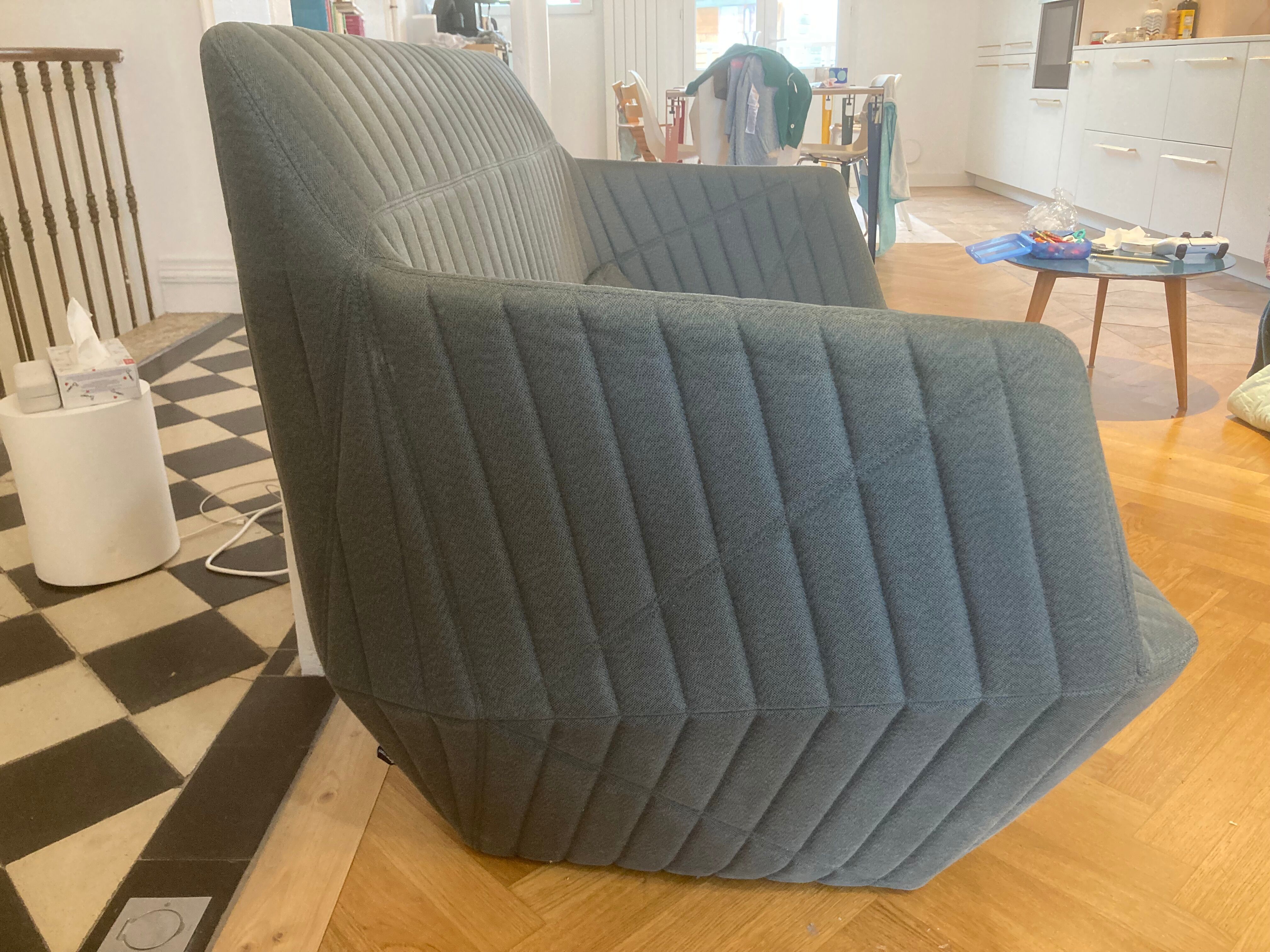 Sofa + Ottoman Facett by the Bouroullec brothers for Ligne Roset