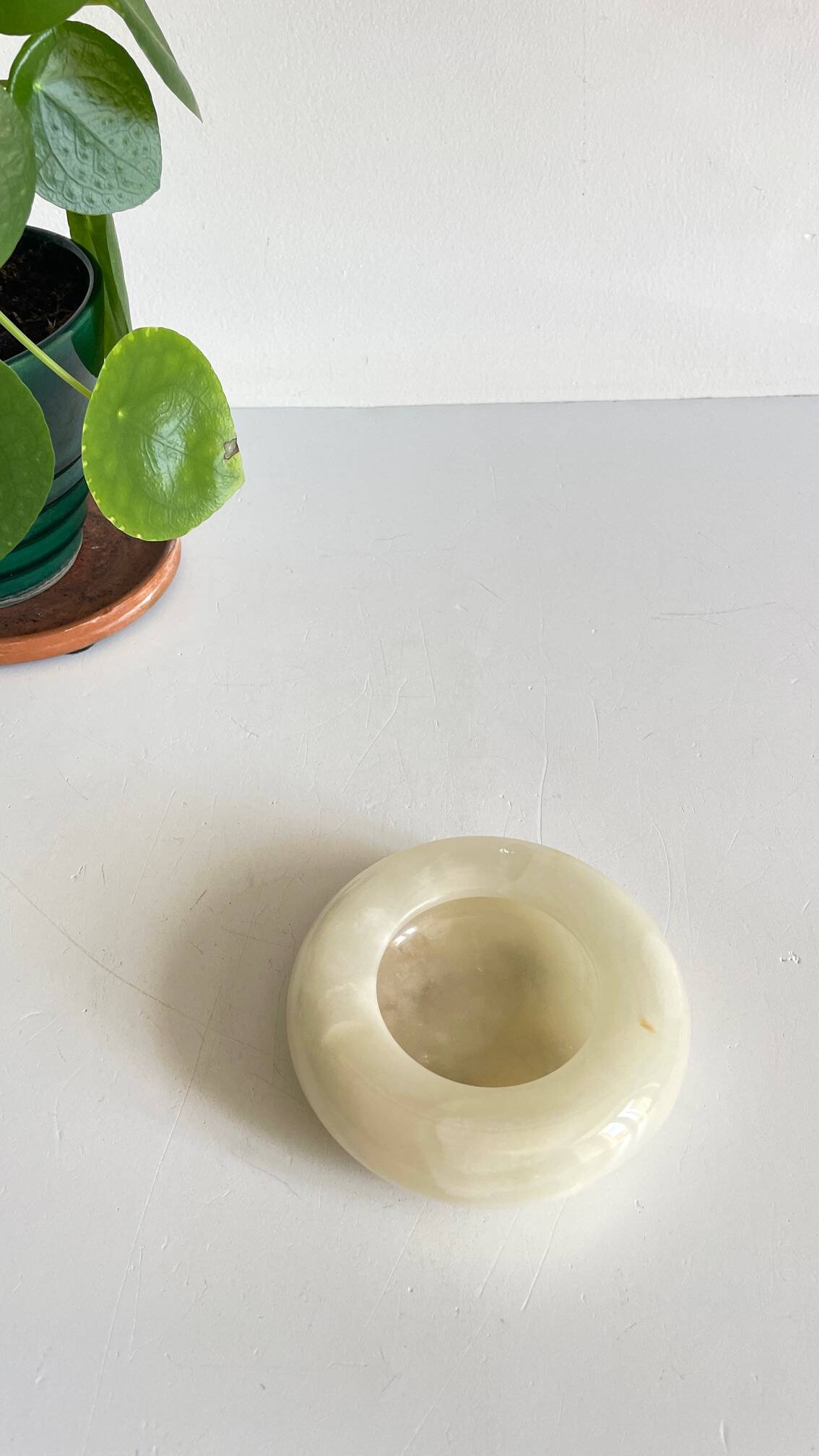 VINTAGE MARBLE ASHTRAY