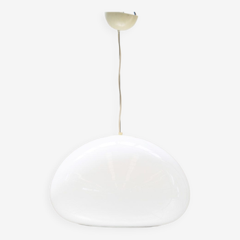 Black and white ceiling lamp, by Pier Giacomo and Achille Castiglioni for Flos 1965
