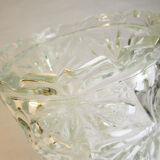 Large thick glass vase