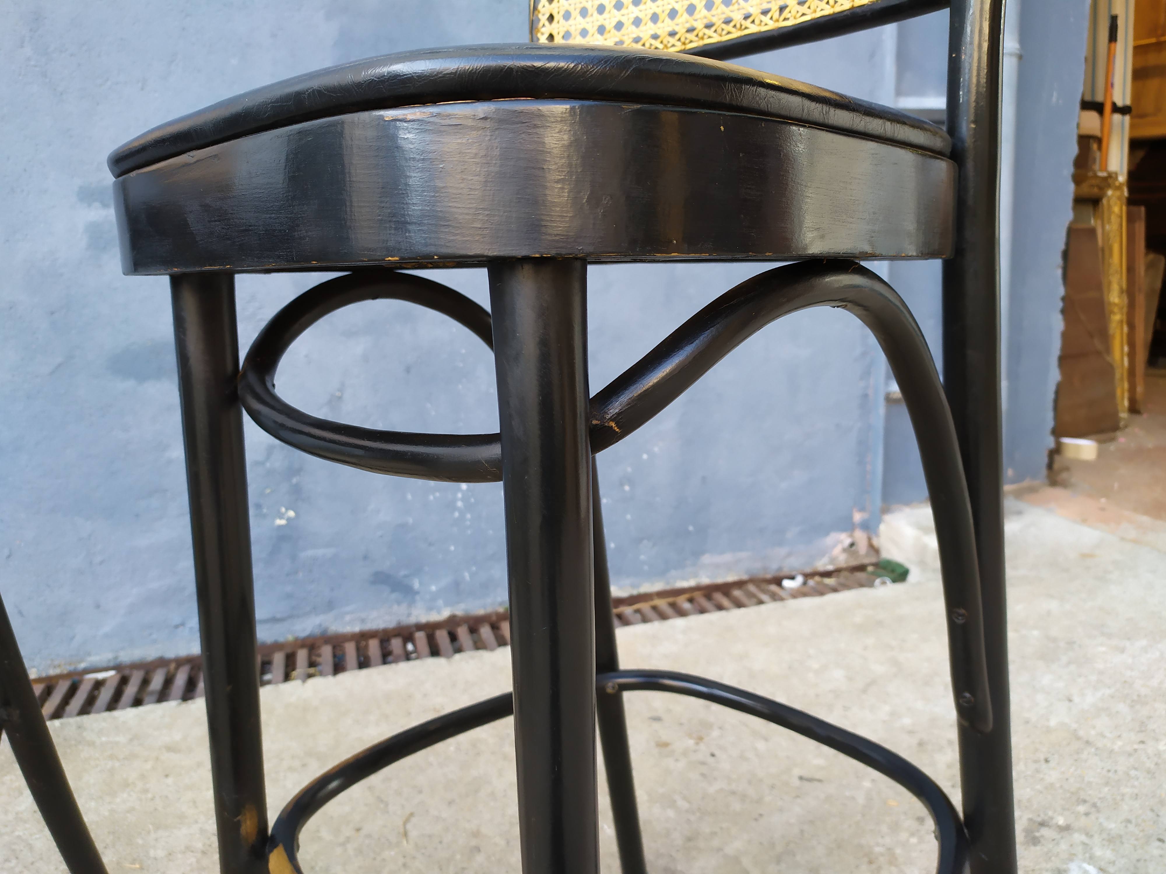 Pair of bistro bar stools