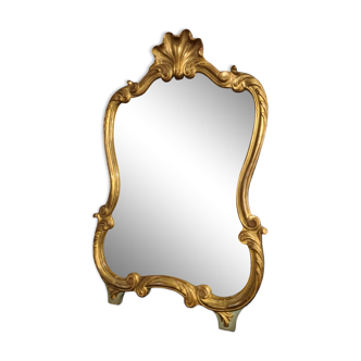 Vintage golden mirror 58x88cm