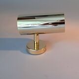 Modernist wall lamp in gilded brass, Italy 1970/1980.