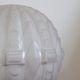 Bedside lamp appointed light fixture glass frosted aluminium art deco old vintage