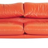 Cassina Maralunga leather sofa