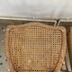 Paire chaises cannees bistrot
