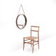 Teak wall mirror by Uno and Östen Kristiansson for Luxus, 1960s