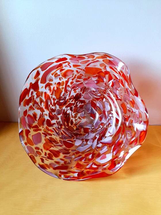 Large blown glass bowl from Murano 1970
