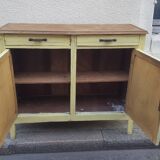 Parisian buffet patina yellow pastel