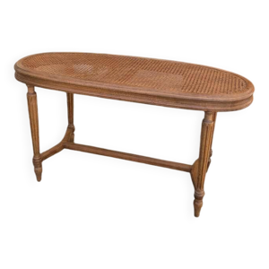 banquette cannée ancienne