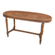 Antique caned bench